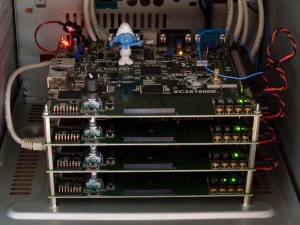 Picture of FPGA boards