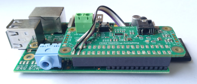 Codec Zero installed on RPi